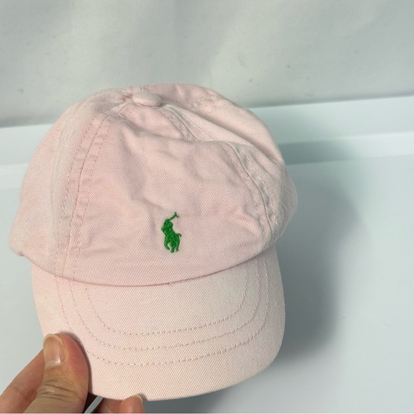 4/$25 Ralph Lauren Baby Pink Baseball Cap 100 % Cotton sz 6-12mos Casual Outdoor - Picture 7 of 9